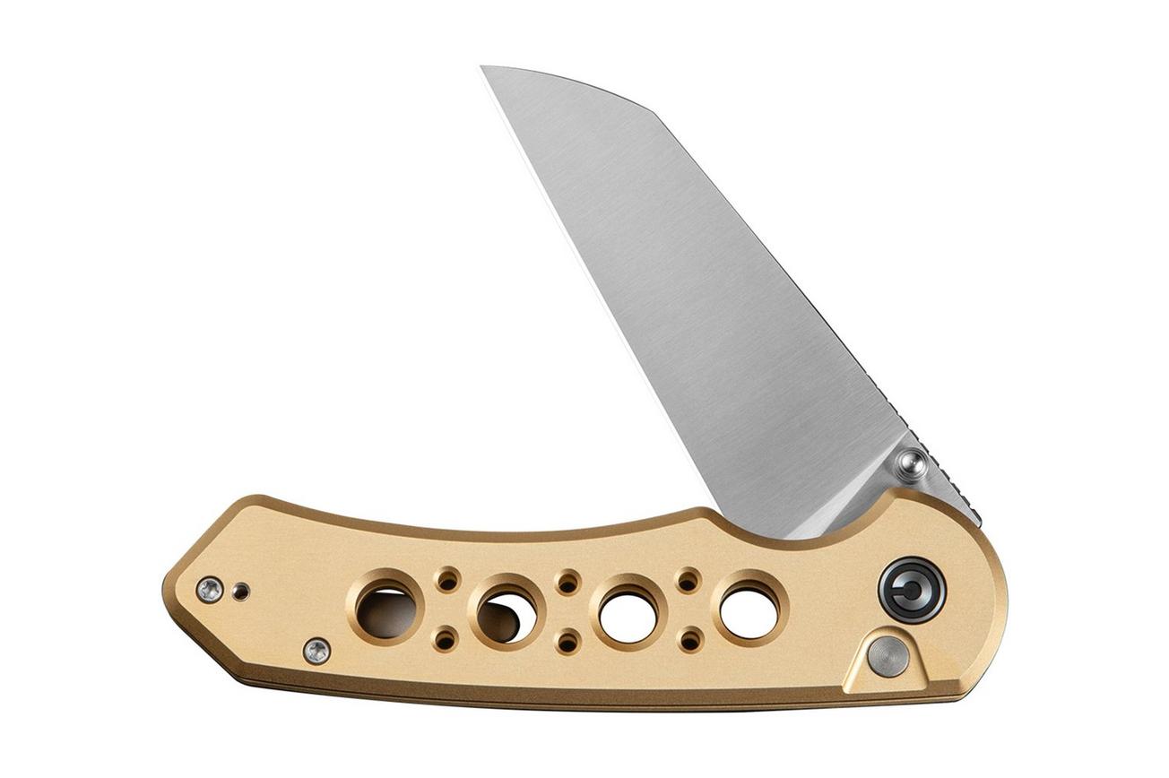 CIVIVI Pragma Prime C24067-3, Satin Finished 14C28N, Champagne Aluminum zakmes