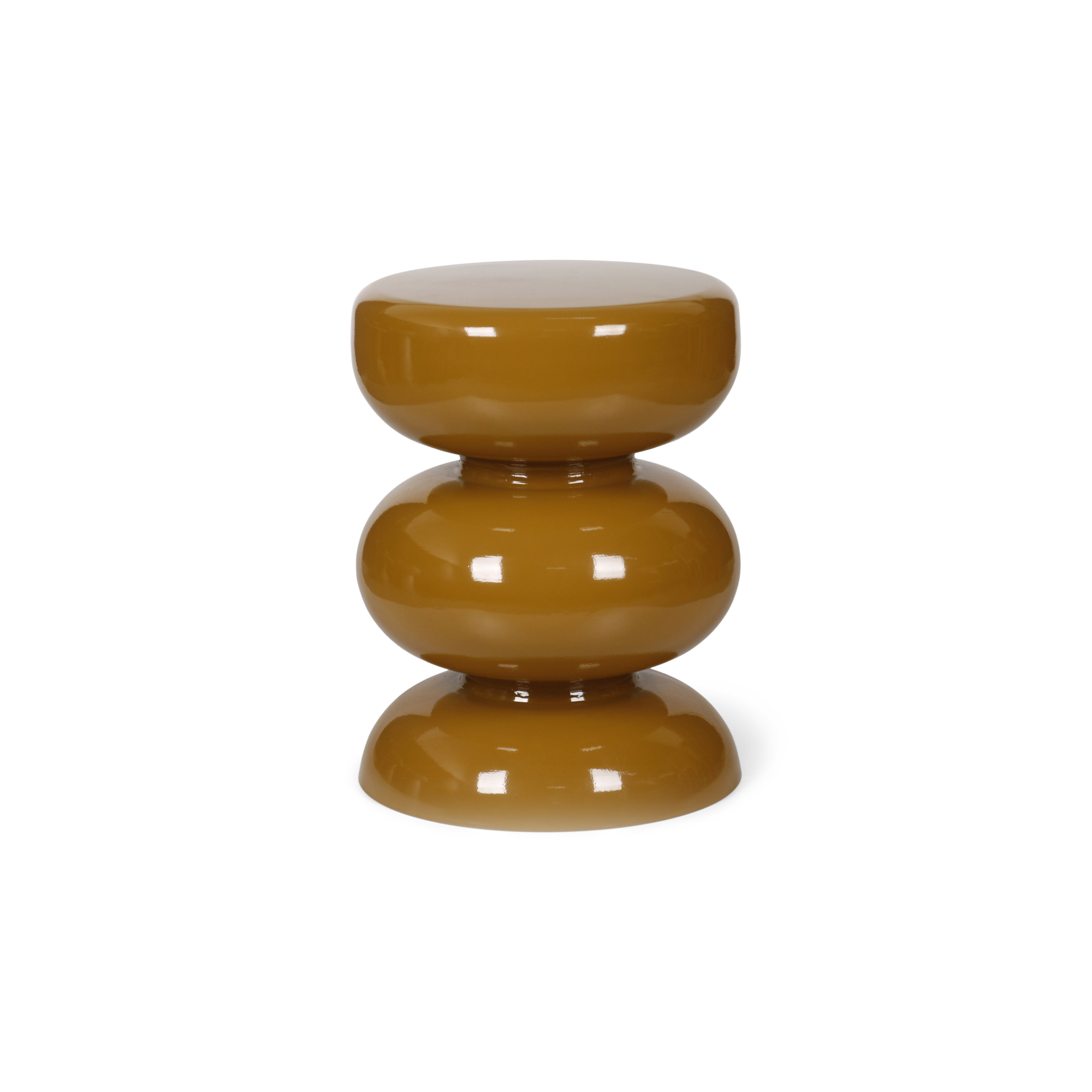 Bijzettafel Mala glossy orange