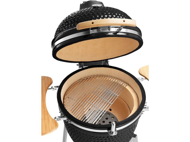 Buschbeck Kamado Set, 8-teilig, Schwarz Kamado-Ofen