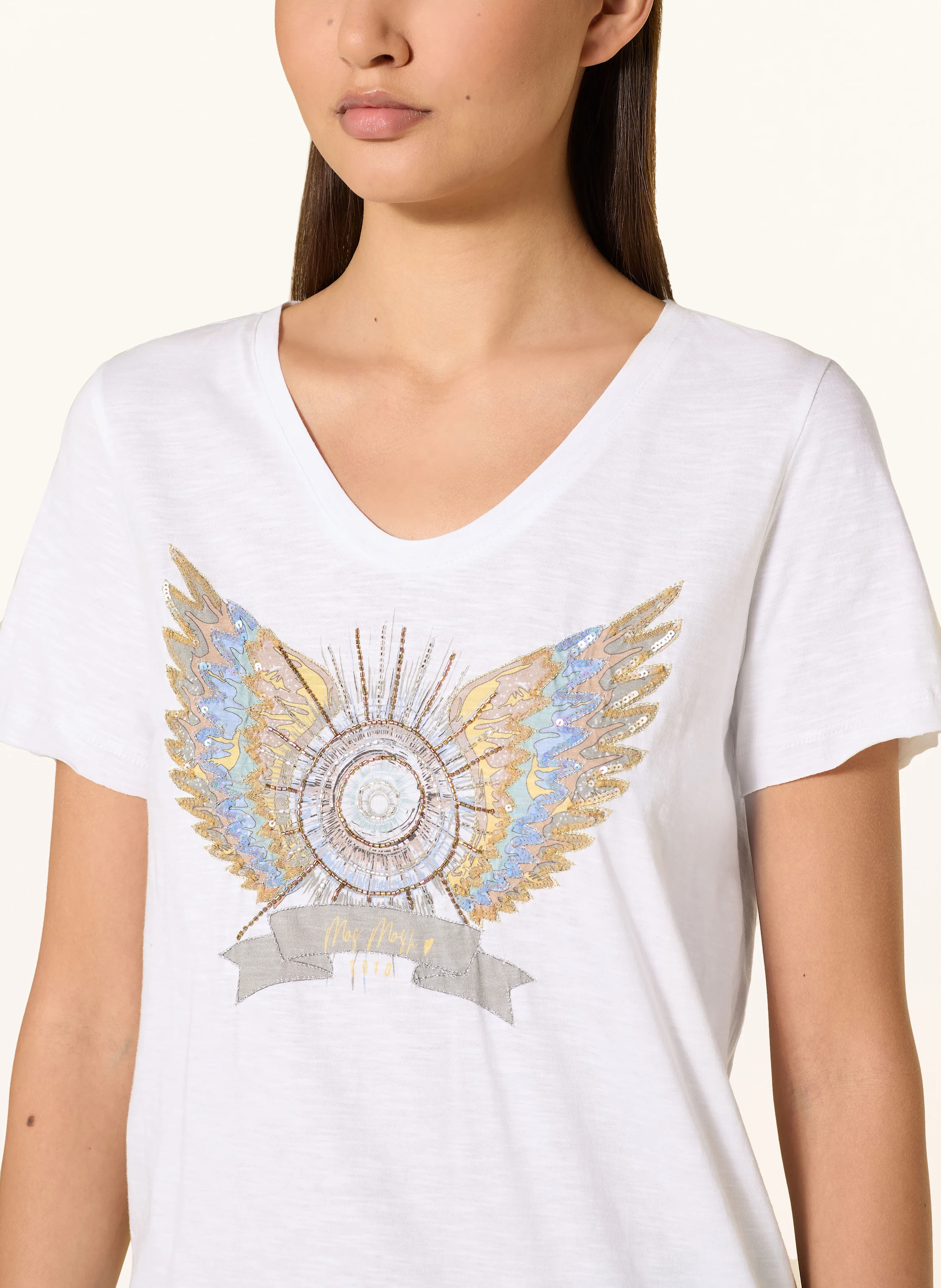 MOS MOSH T-Shirt MMGETHI mit Pailletten
