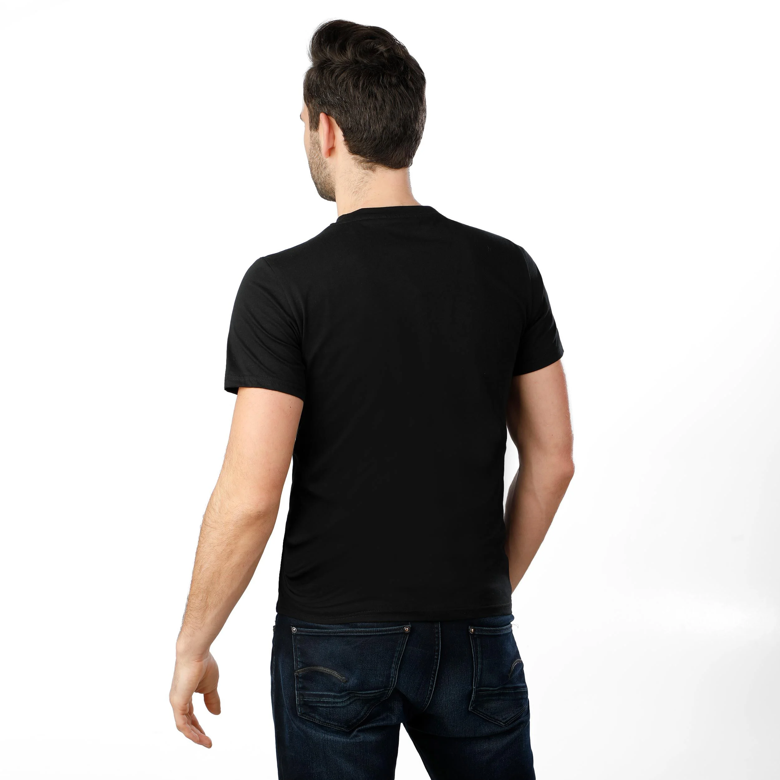 Tennis-Point No Fear T-shirt Hommes - Noir , Blanc