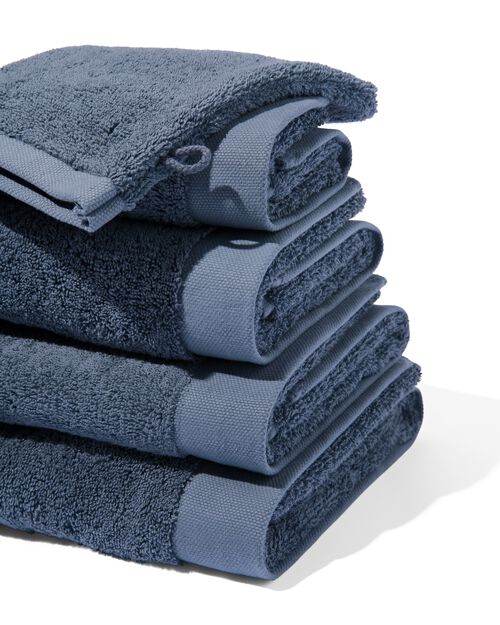 serviettes de bain - hôtel extra doux bleu moyen