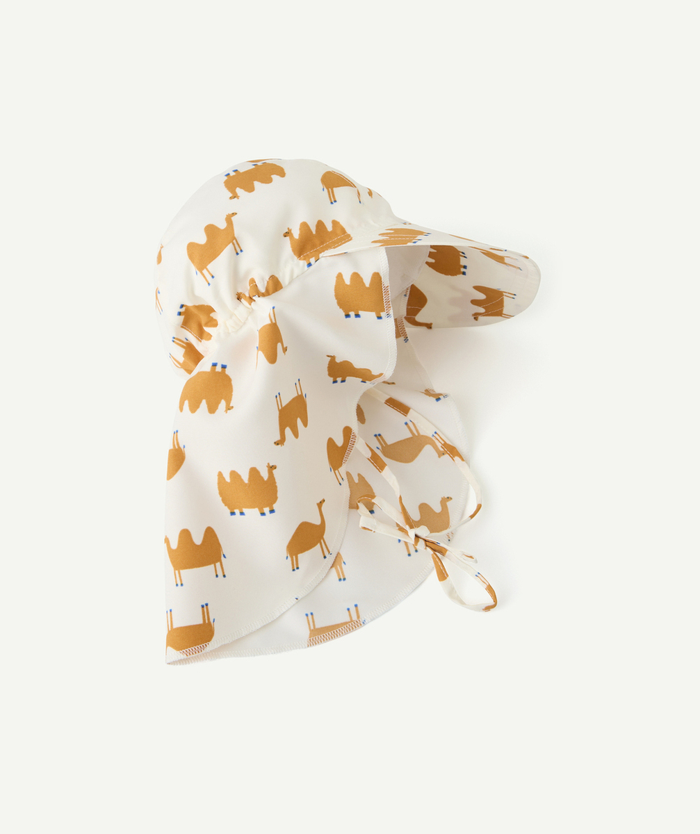 LASSIGCASQUETTE ANTI-UV BÉBÉ MIXTE VERT AVEC IMPRIMÉ ANIMAUX