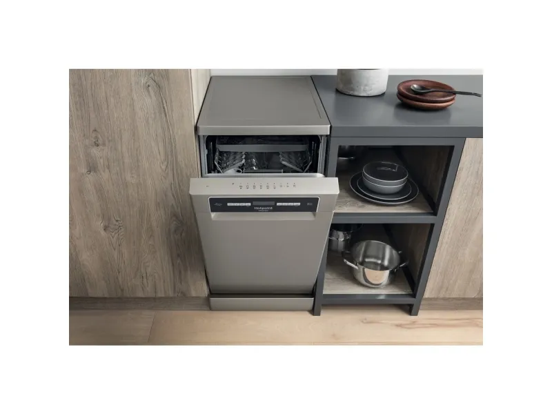Hotpoint-Ariston HSFO 3T223 WC X - Opvaskemaskine - Rustfrit stål