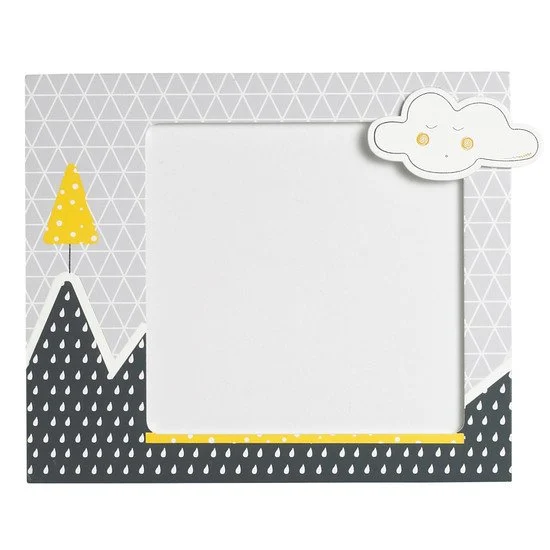 Babyfan set 2 cadres photos   Gris        de               Sauthon Baby's Sweet Home