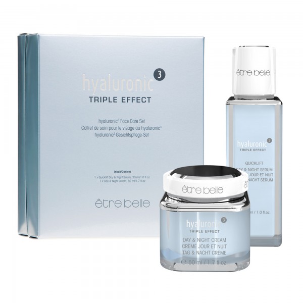 être belle Hyaluronic³ Gesichtspflege-Set 80ml