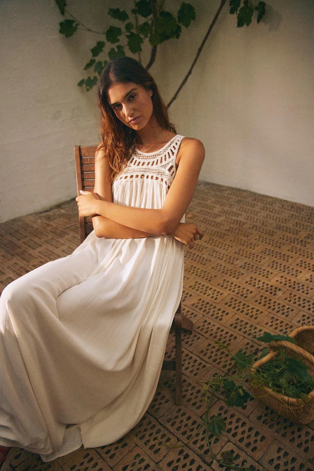 Vila  Vijunar S/L Maxi kjole - Birch