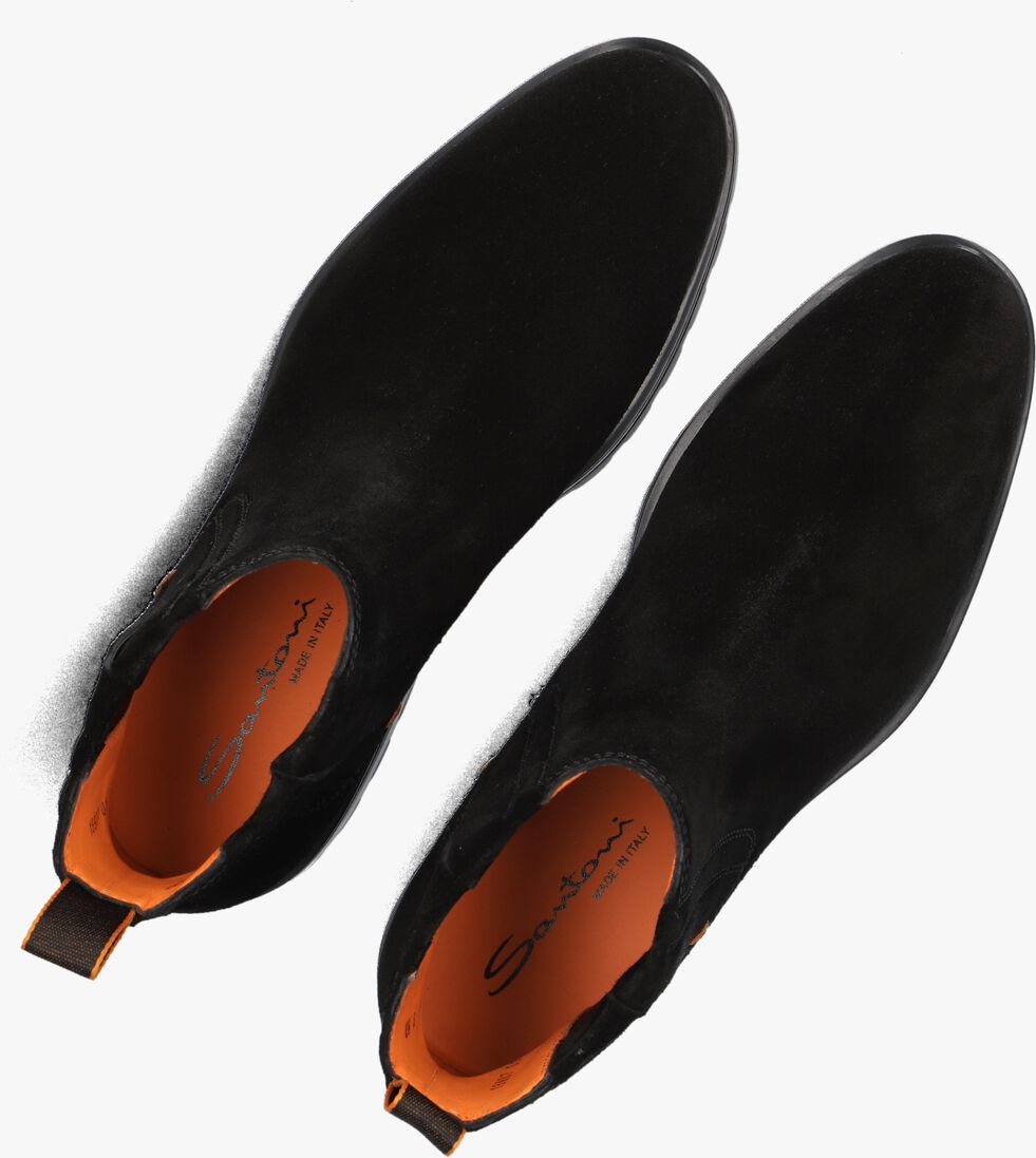 zwarte santoni boots sue cheslea gz