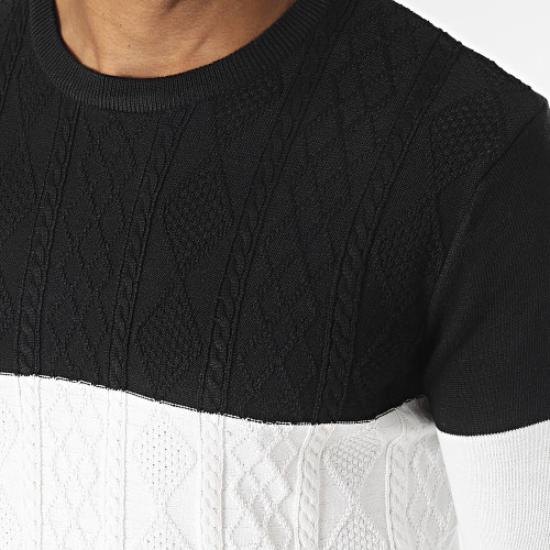 Pull Noir Blanc