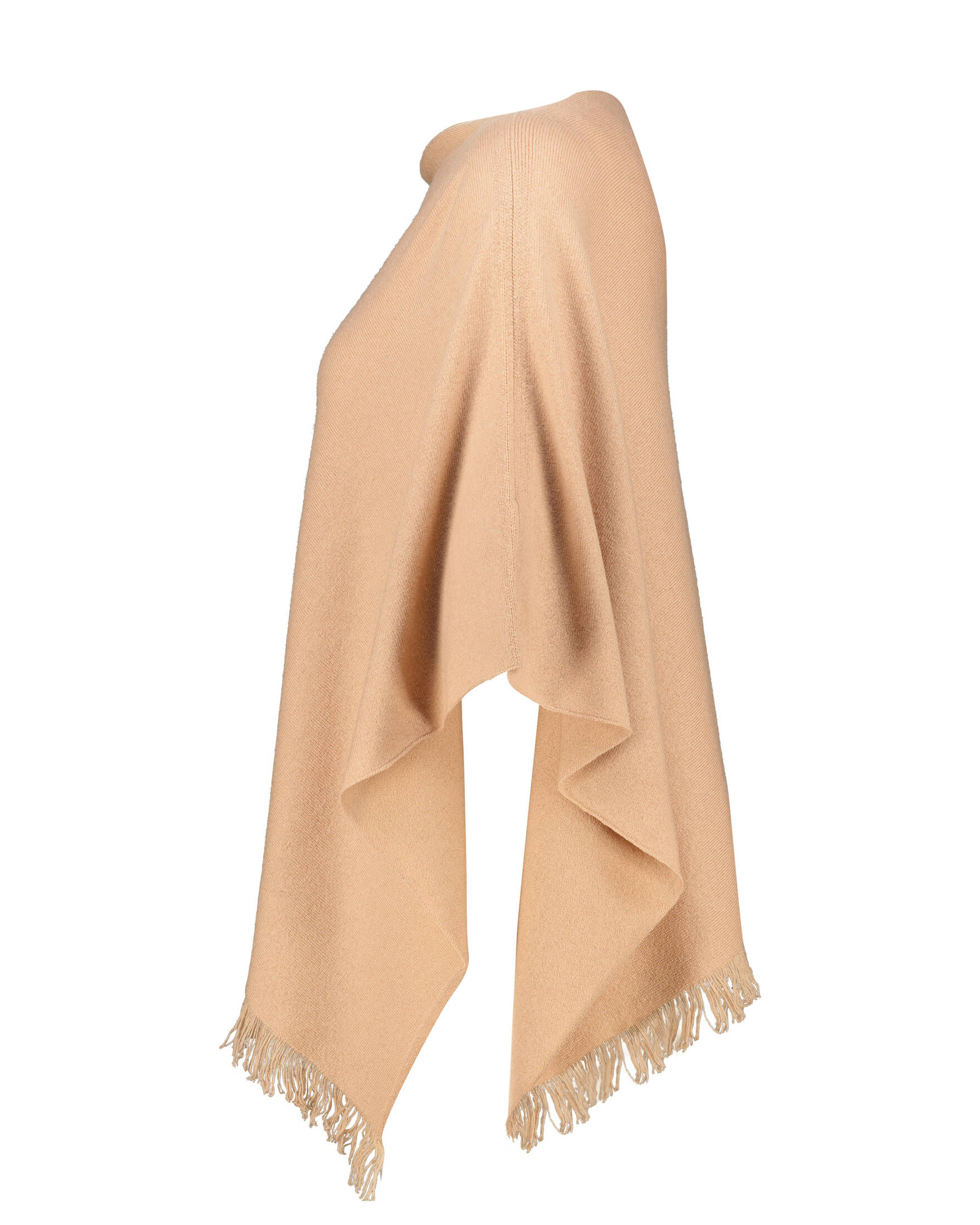 Kate Storm| Damen Strickponcho aus Wolle-Kaschmirmischung