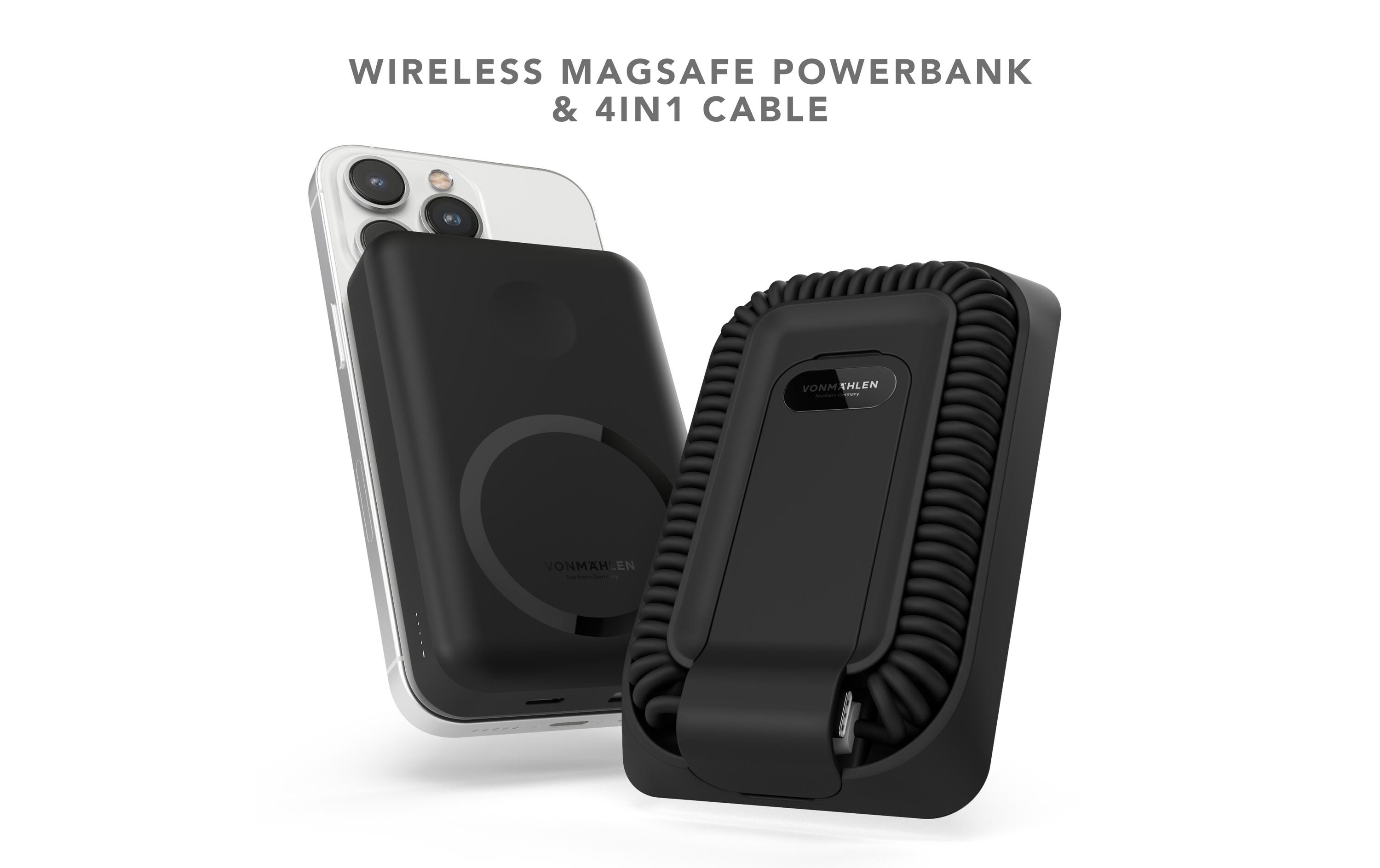 Powerbank Allroundo Pro 10000 mAhKabellose Powerbank und All-in-One-Kabel