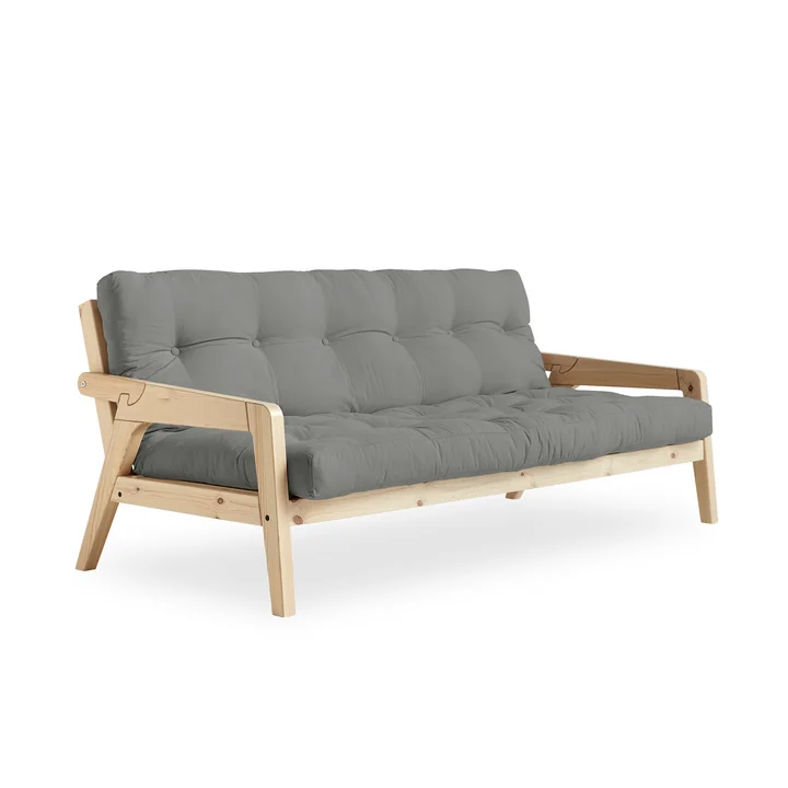 Karup Design - Grab Sofa, Kiefer carobbraun / anthrazit (511)