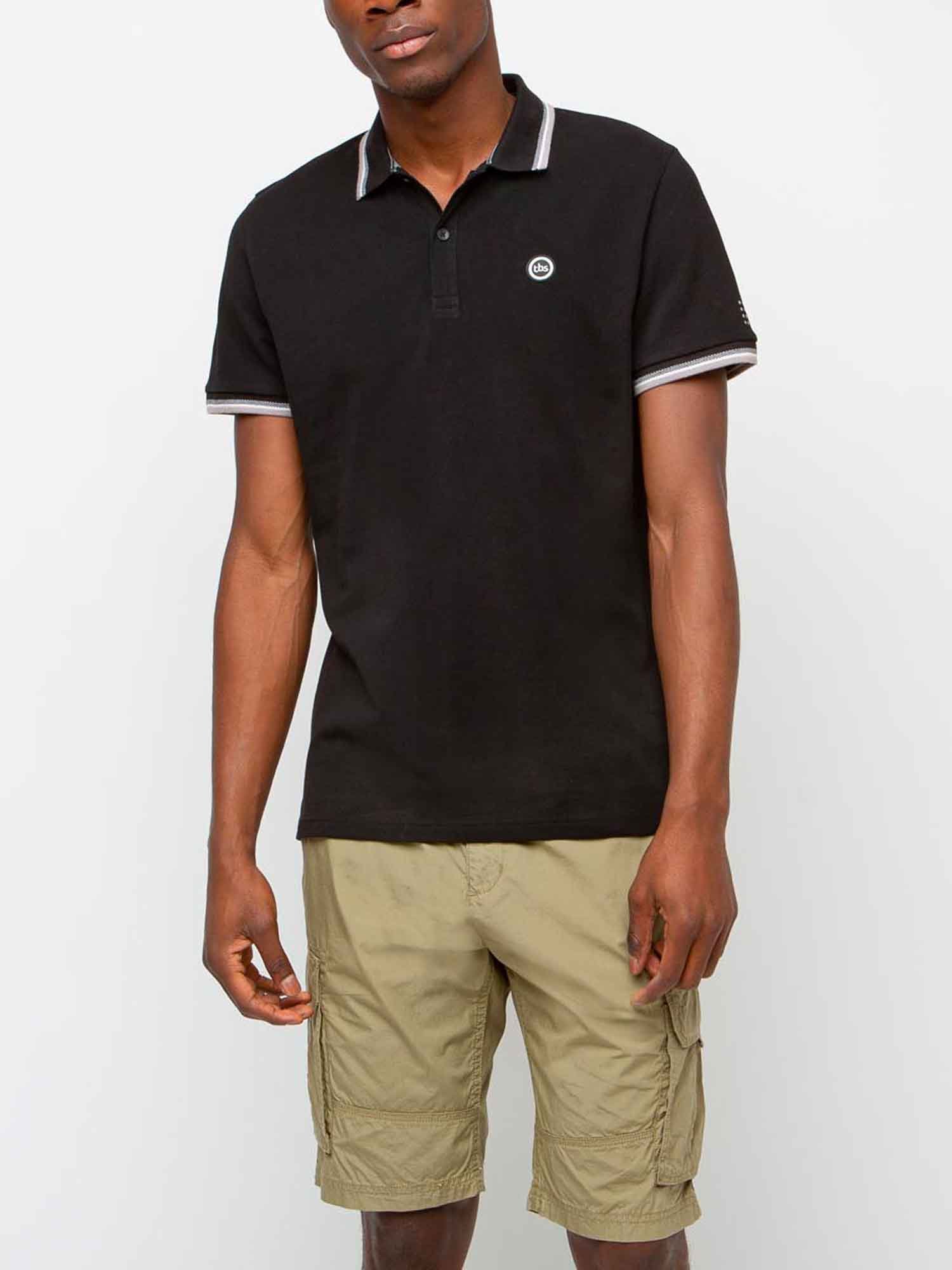 Polo Homme Coton Biologique Noir