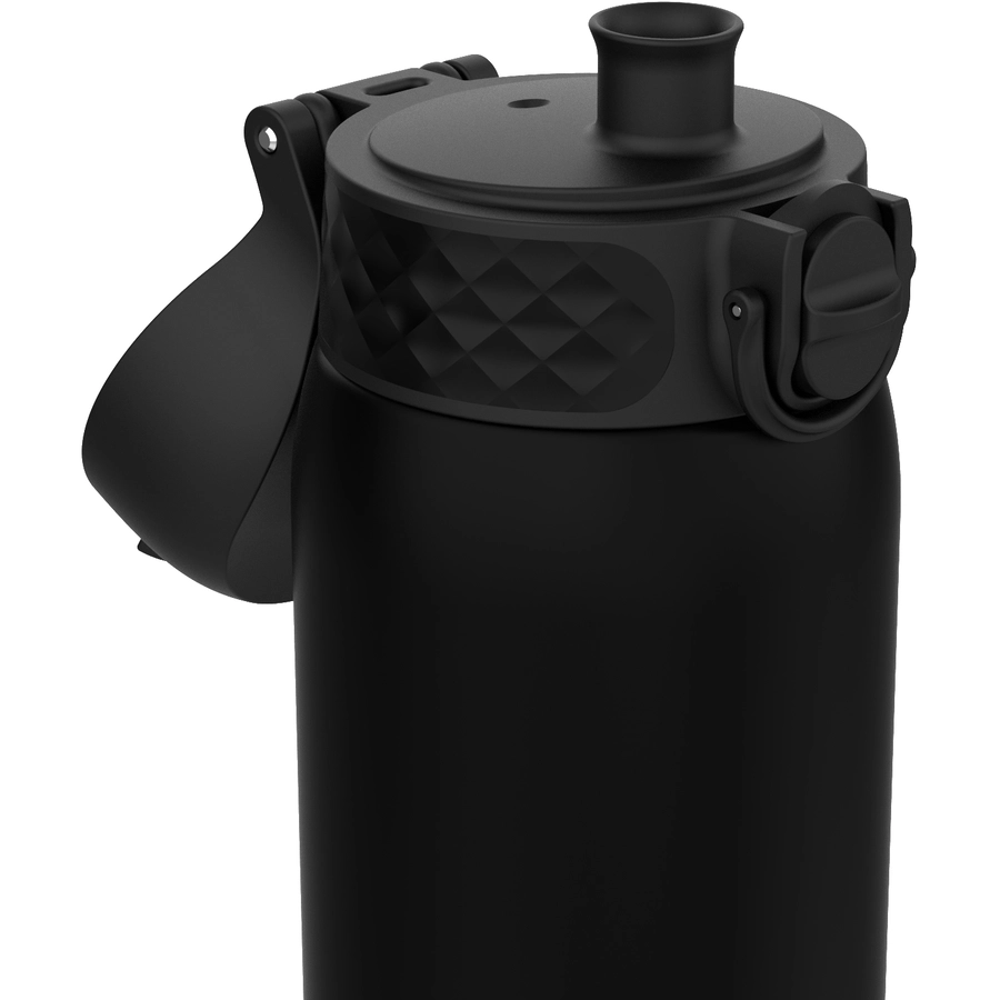 ion8 Kindertrinkflasche auslaufsicher 350 ml schwarz
