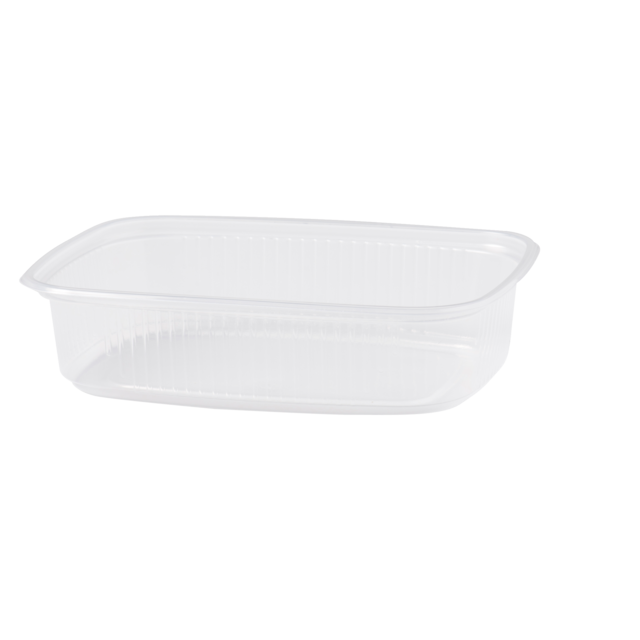 Bak, PP, 125ml, saladebak, 108x82x27mm, transparant