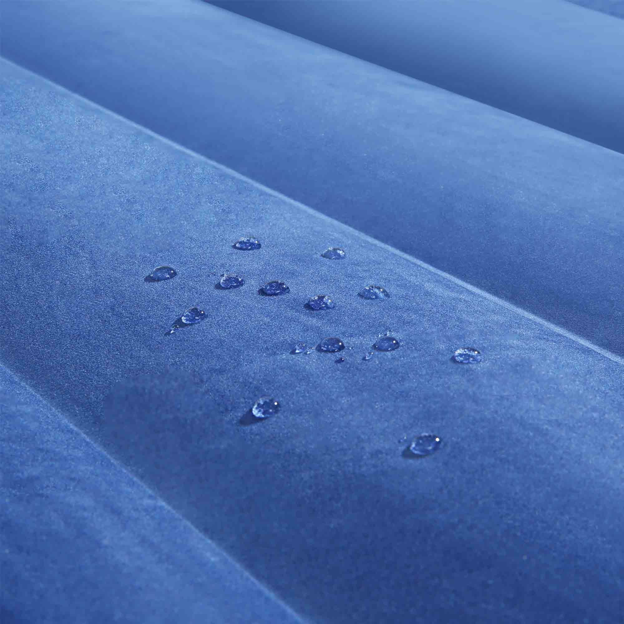 Makika Luftmatratze / Luftbett Selbstaufblasend Doppelbett - Blau / Weiß