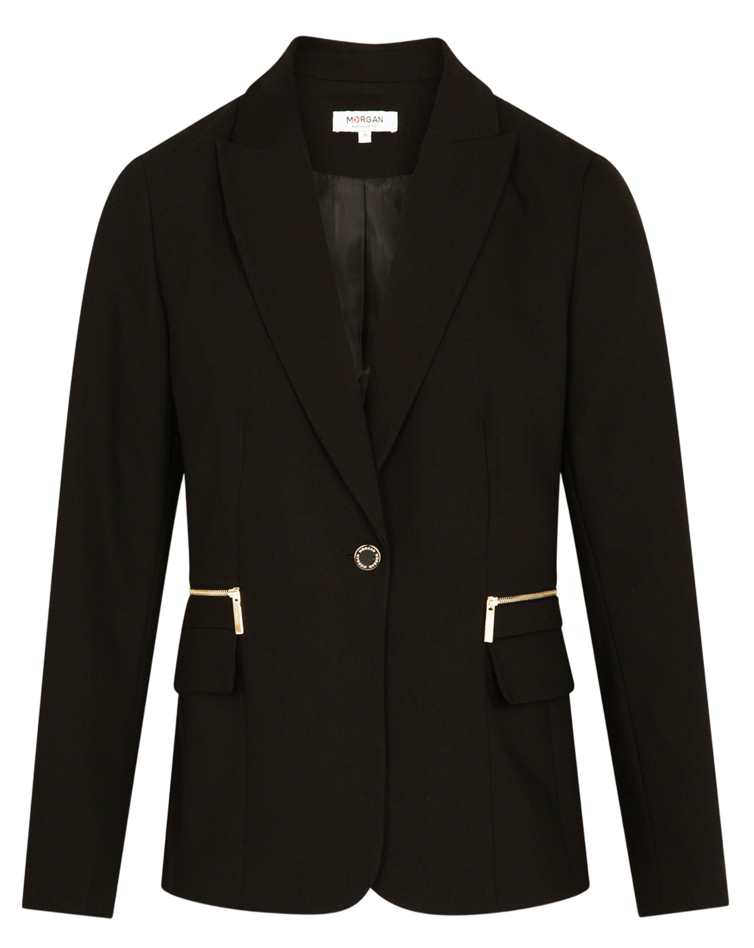 VBEKA.F - Veste ajustée col tailleur | Noir