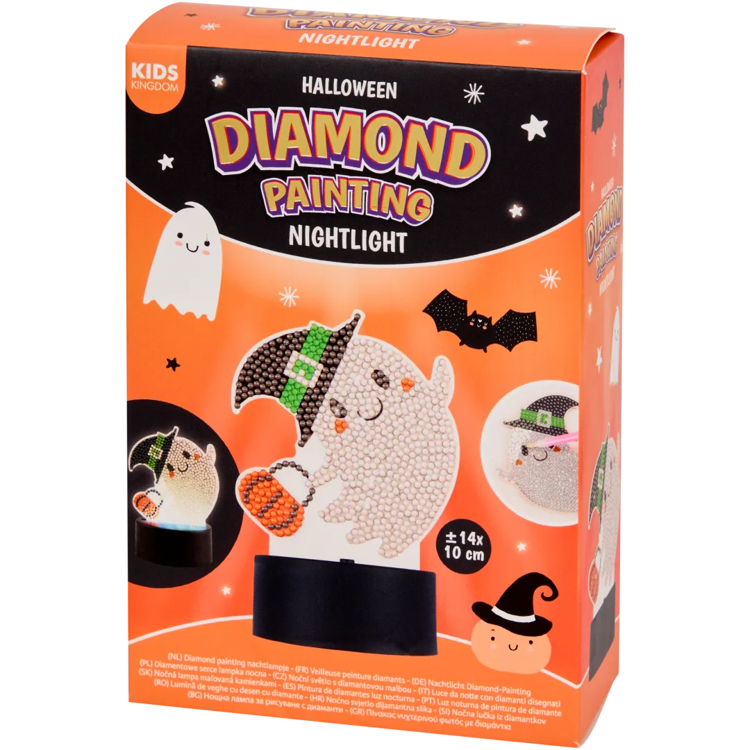 Peinture diamant veilleuse Kids Kingdom Halloween