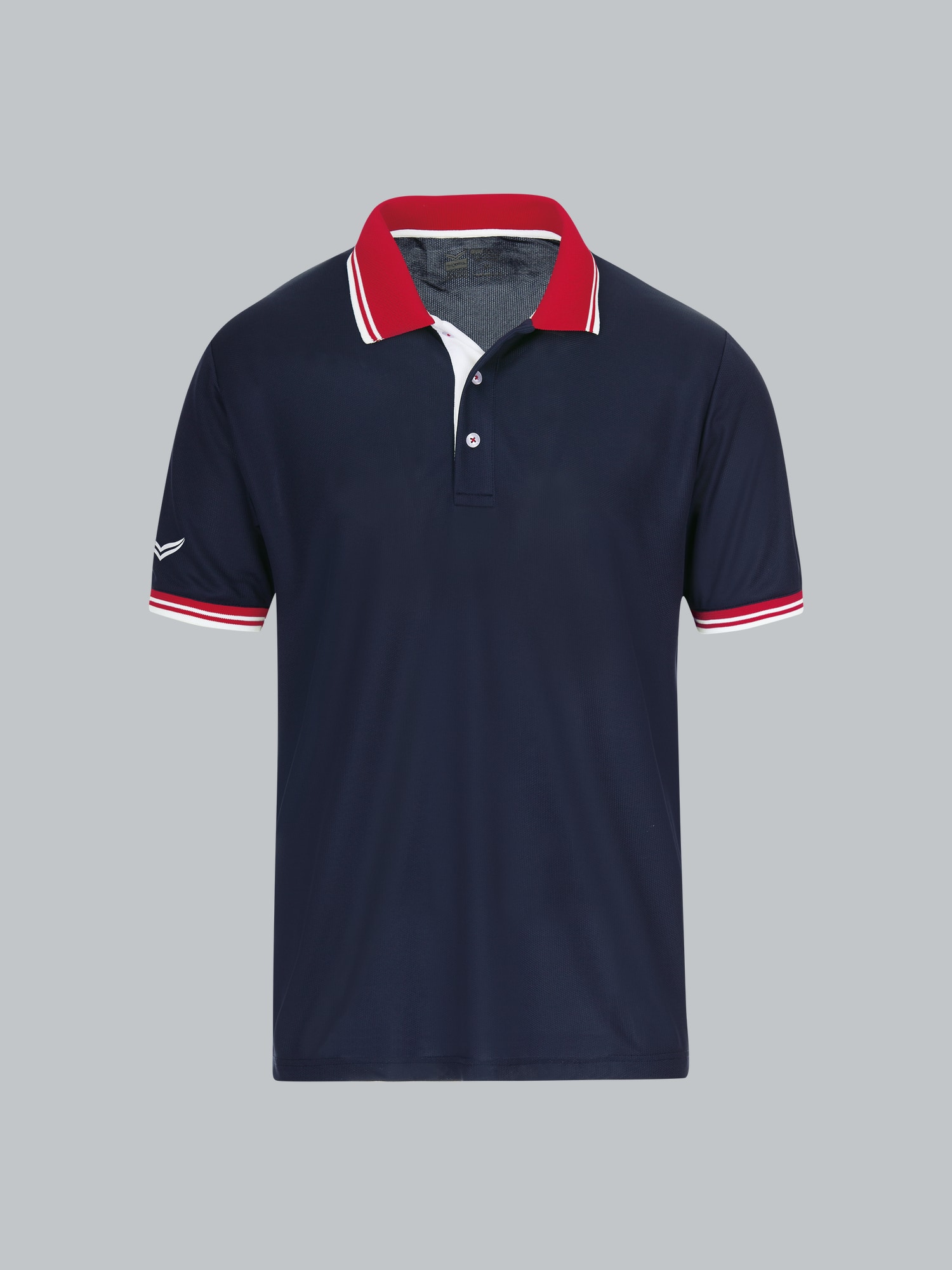 Poloshirt aus Coolmax Material Navy