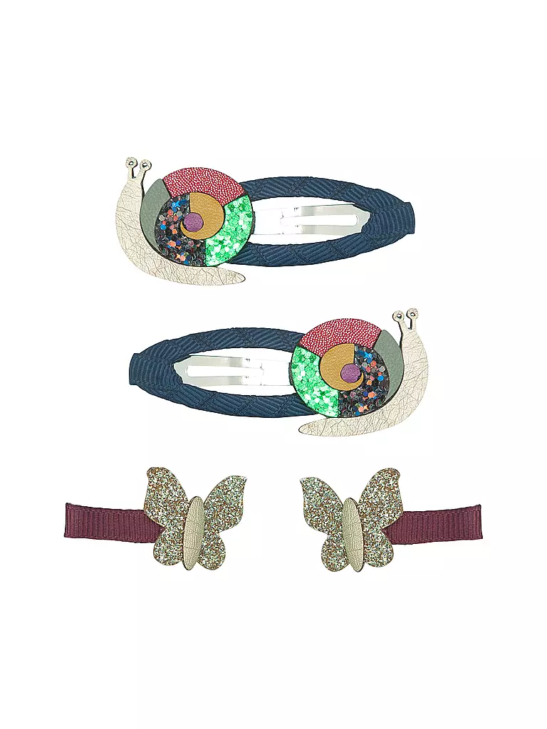 MIMI & LULA Haarspangen 4 Stück SUZIE SNAIL CLIPS Autumn Forest bunt