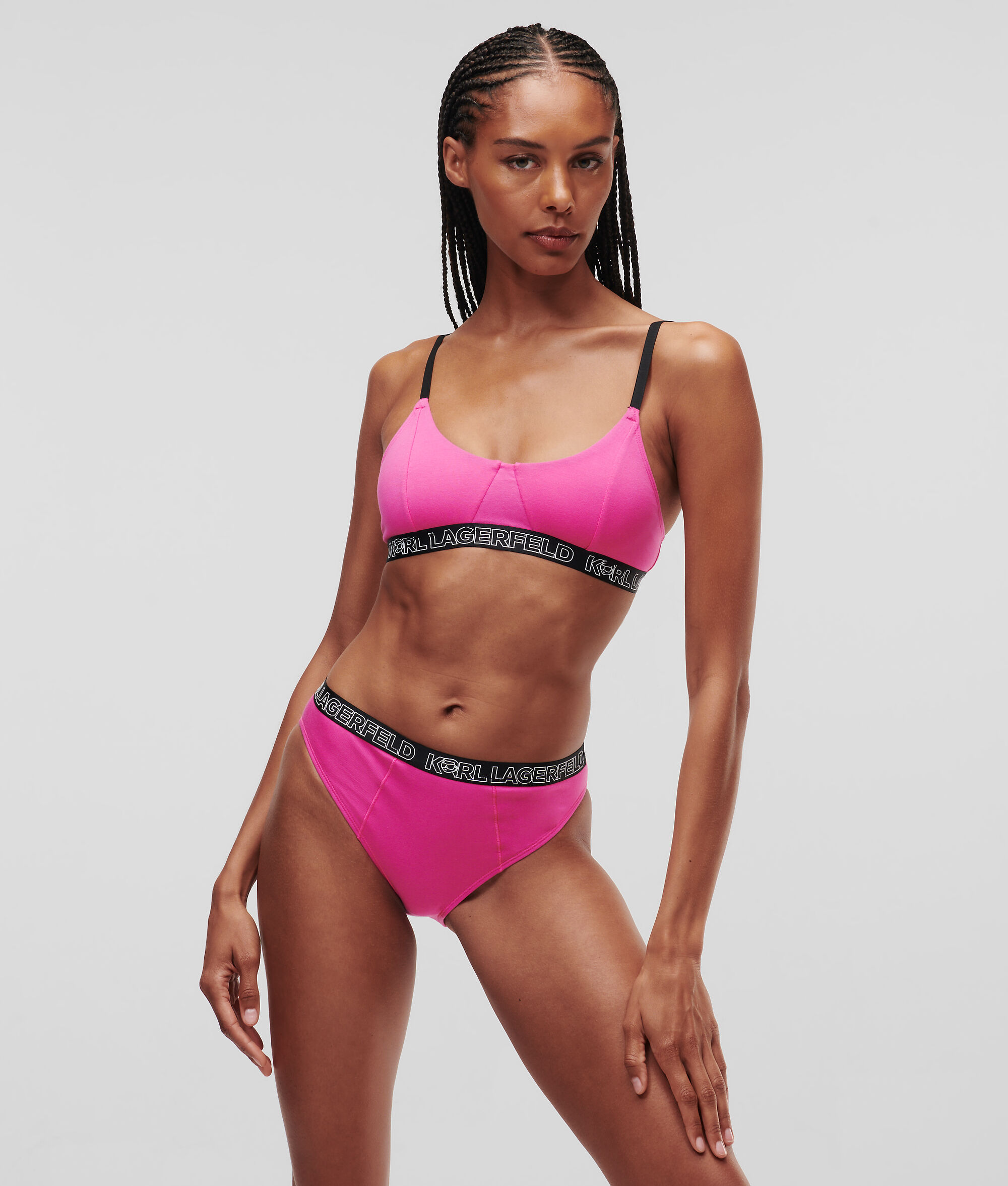 CULOTTE TAILLE HAUTE AVEC LOGO KARL IKONIK