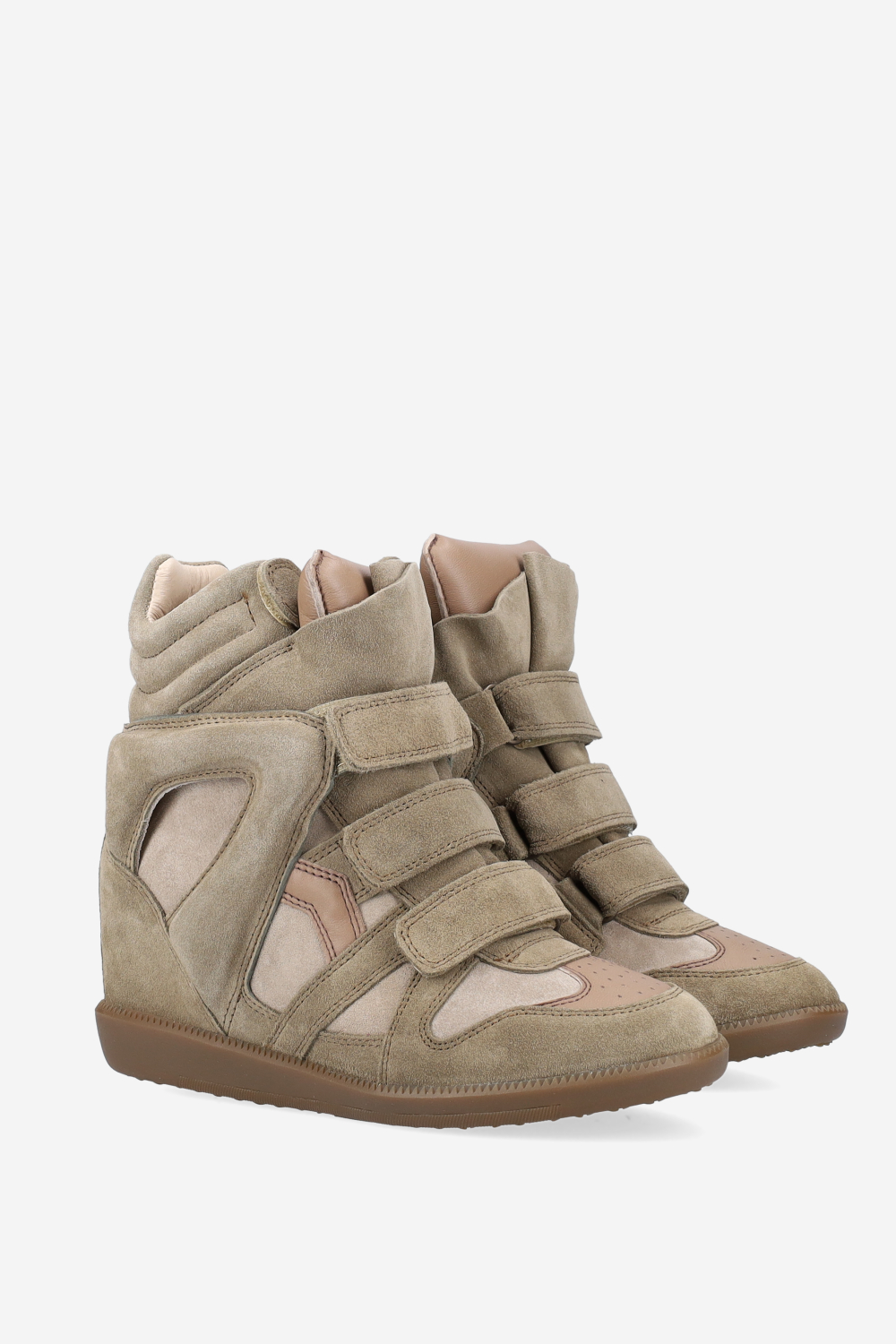 Bekett suede wedge sneakers