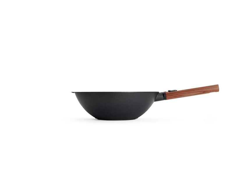 Woll Wok Eco Logic QXR 30 cm, mit abnehmbarem Griff Guss-Wok