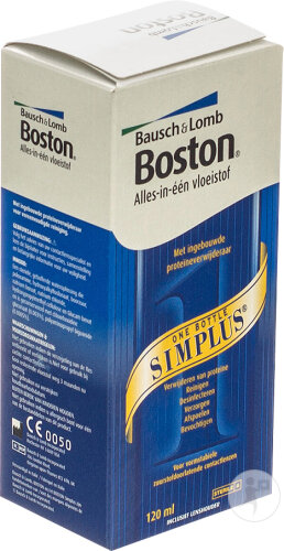 Bausch&Lomb Boston Simplus Solution Multifonctions Pour Les Lentilles De Contact 120ml