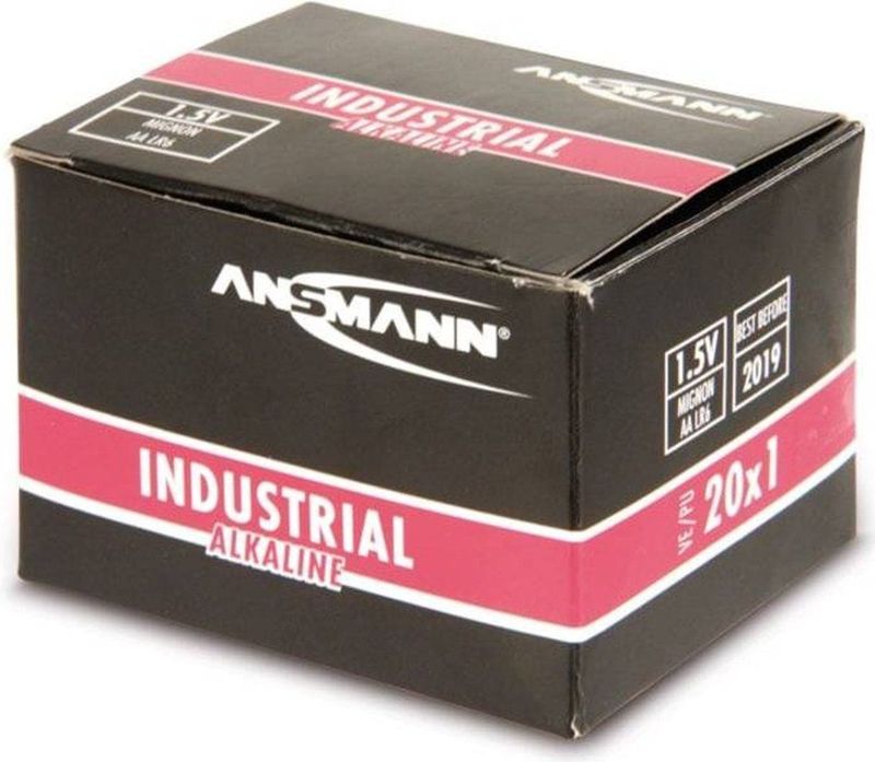 Ansmann alkaline batterijen - 20 x Mignon AA LR6 1,5 V