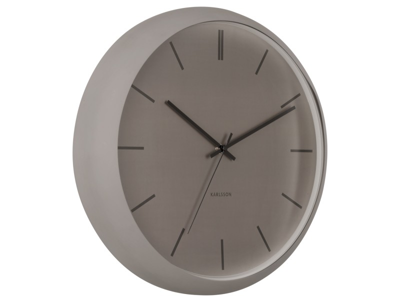 Wall Clock Nirvana Globe KA5859GY Dark warm grey