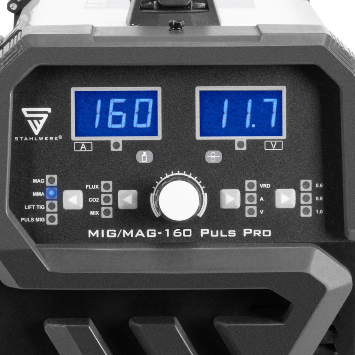 STAHLWERK MIG/MAG 160 Puls Pro IGBT beschermgaslasmachine, volledige uitrusting