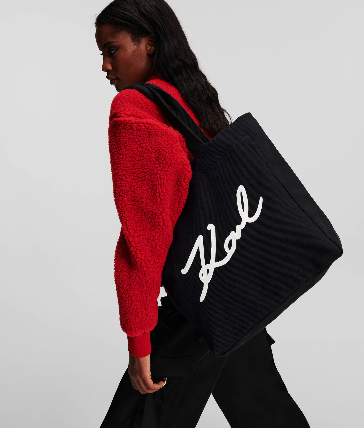 SAC SHOPPER EN TOILE K/SIGNATURE