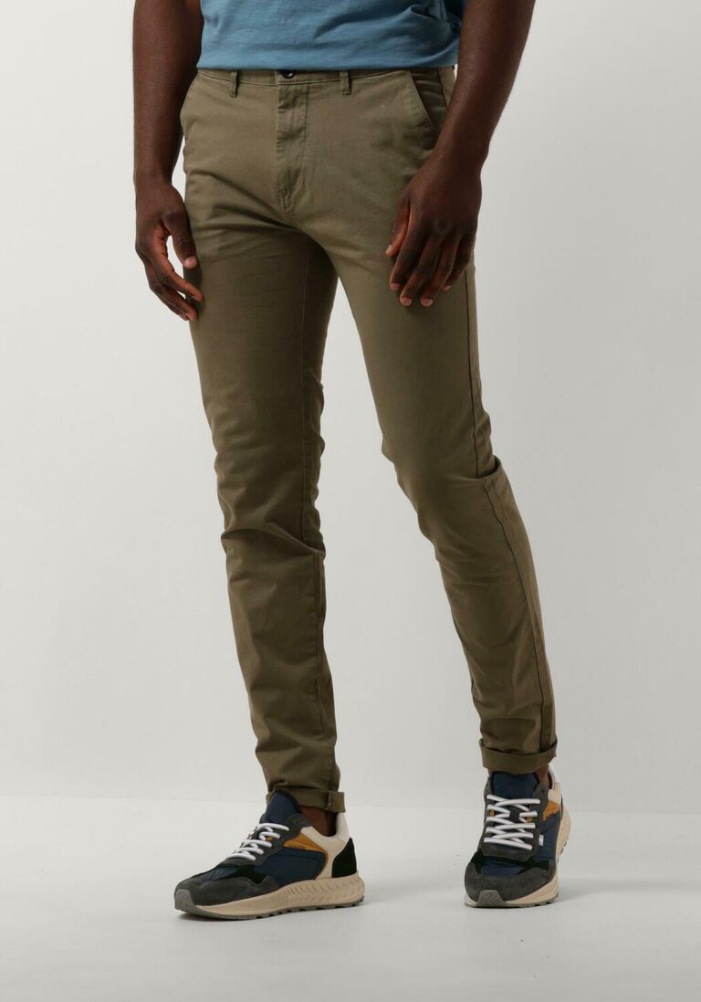 DSTREZZED olijf dstrezzed chino charlie chino pants stretch twill