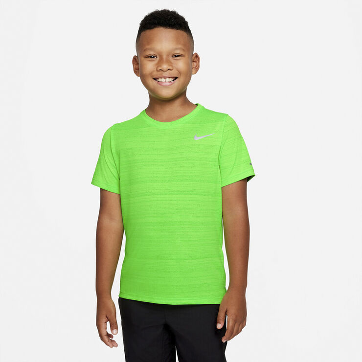 Nike Dri Fit Miler Traenings T Shirt Grøn