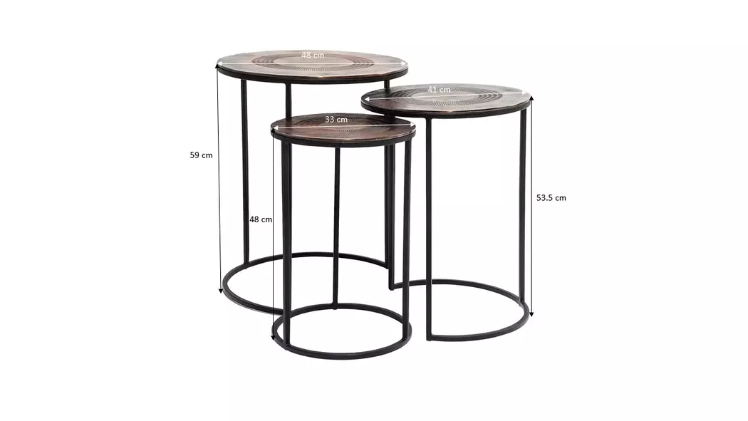 Beistelltisch Marrakesh 80270 3er Set