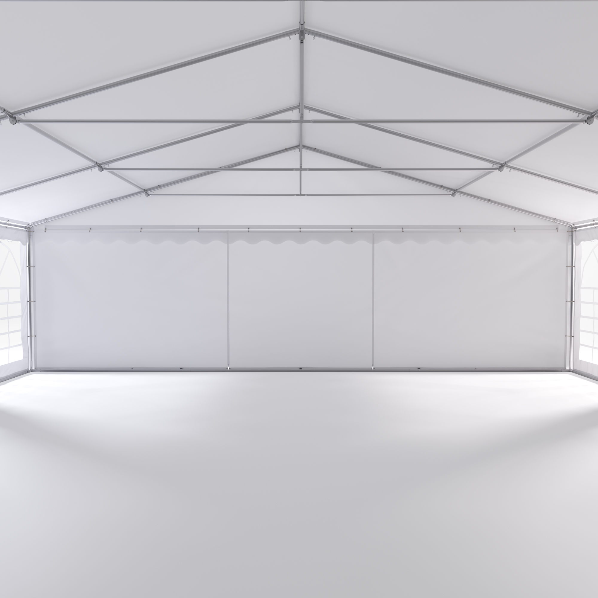 Profi PVC Partyzelt 8 x 10 m weiss