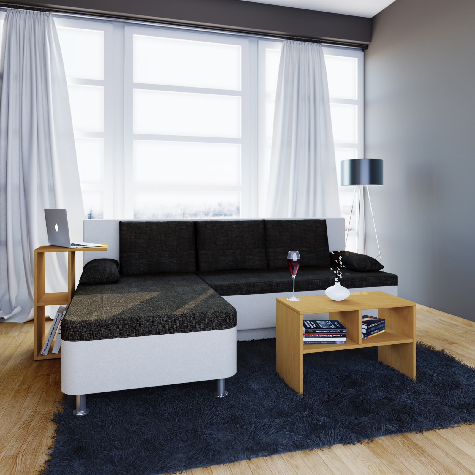 Beistelltisch - Buche - 63 cm hoch