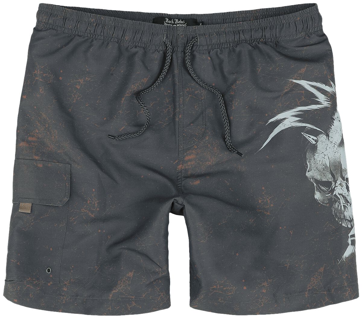 Rock Skull Swim Shorts | Rock Rebel by EMP Short de bain