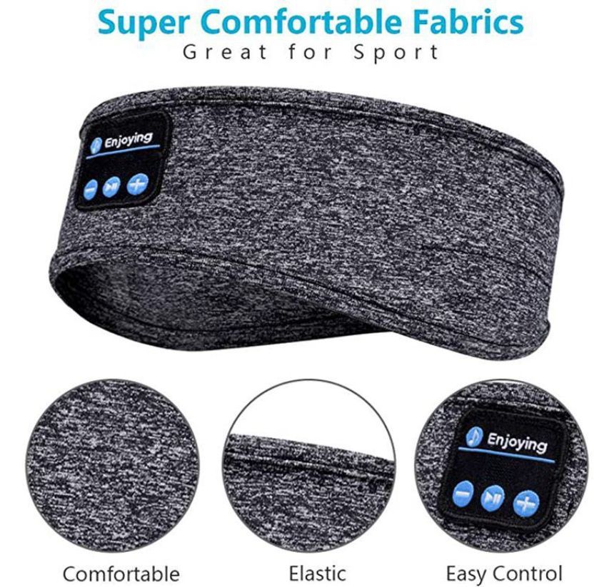 HOMTEC - USB oplaadbare Bluetooth-luidspreker met sporthoofdband