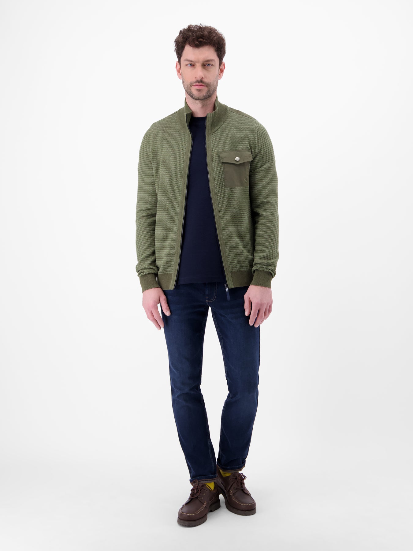 Sportive Strickjacke für Herren