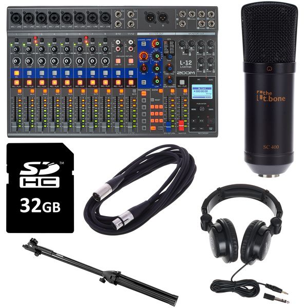 Zoom LiveTrak L-12 Starter Bundle