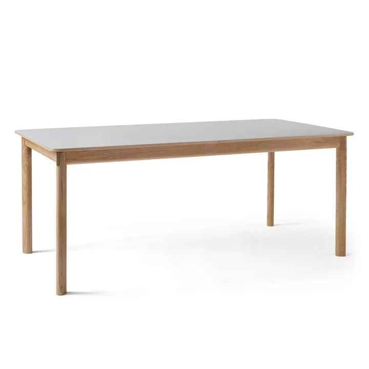 &Tradition - Patch HW1 Esstisch, 180 x 90 cm, Eiche geölt / Fenix Nano Laminat beige arizona 0748