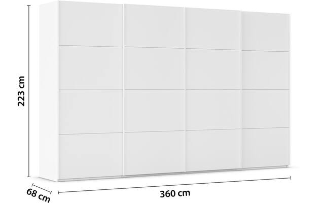 Kledingkast Finca Mat Glas