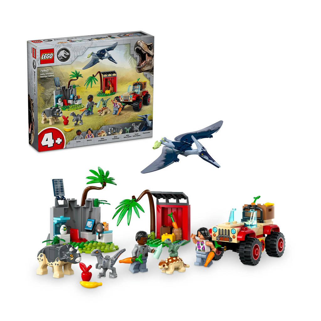 Leuke set voor Kamp Krijtastisch fansReddingscentrum voor babydinosaurussen Dinosaurus speelgoed 76963
