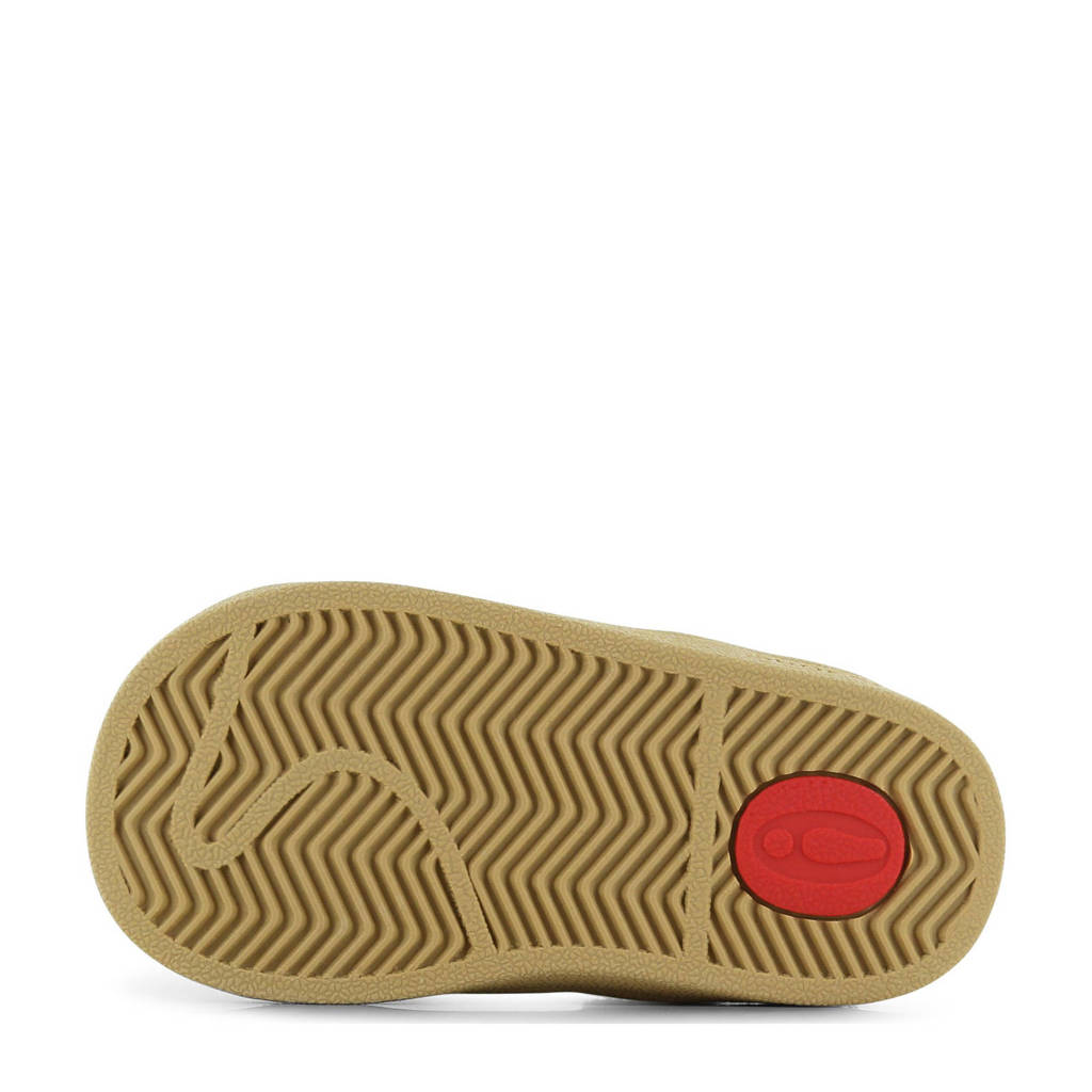 Shoesme leren sneakers wit/groen