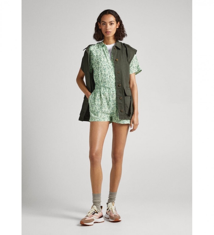 Macacão verde Fiora da Pepe Jeans