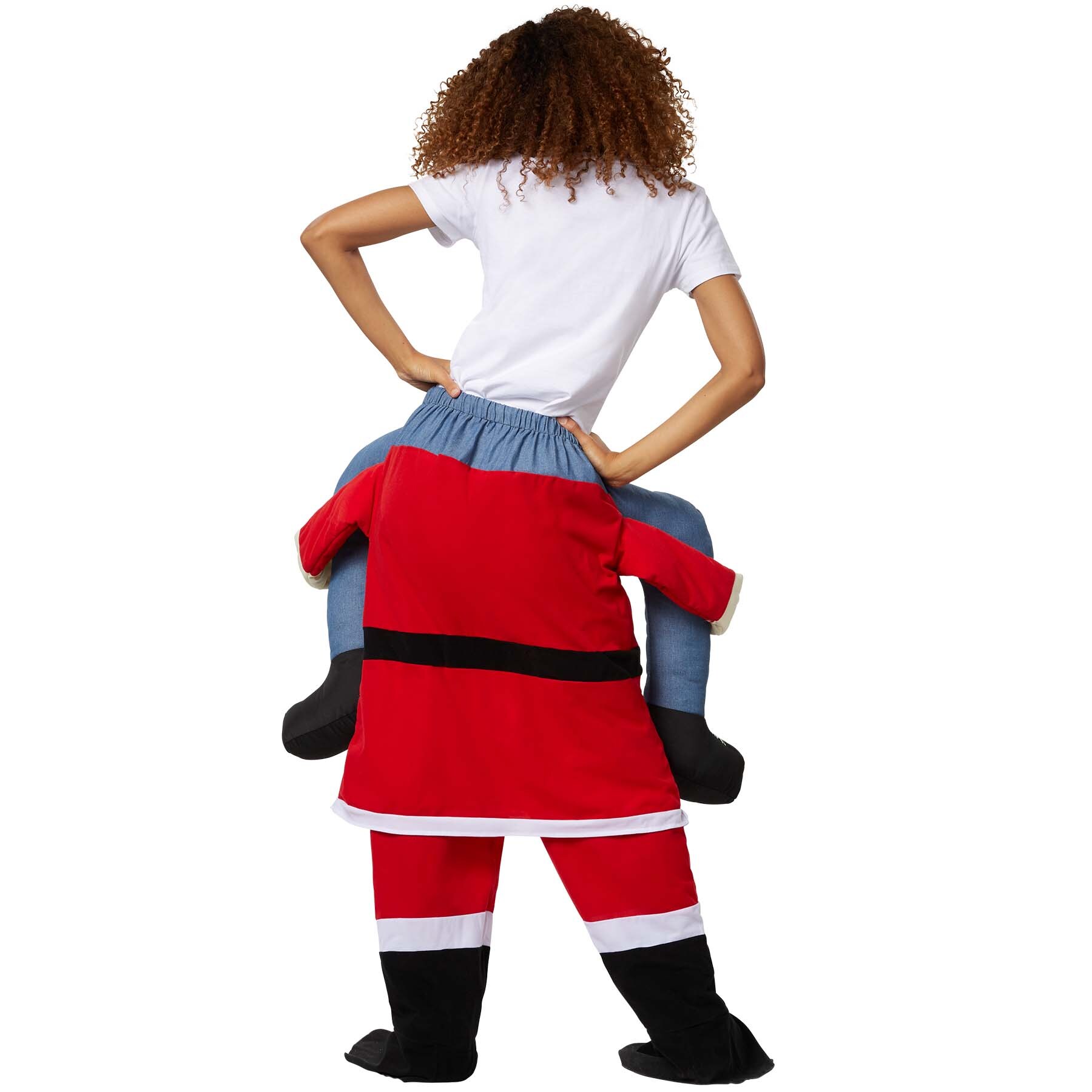 tectake® Huckepack-Kostüm Weihnachtsmann