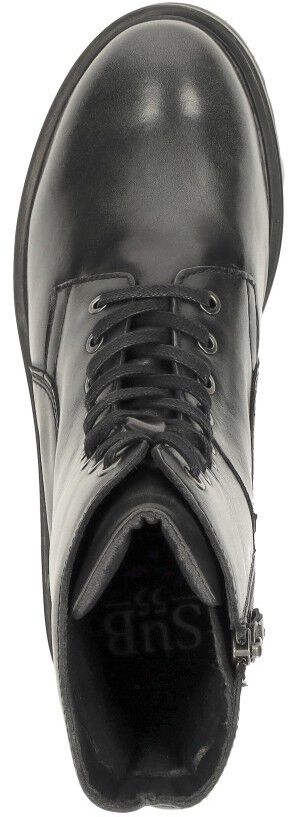 Sub55 Veterschoenen Hoog zwart