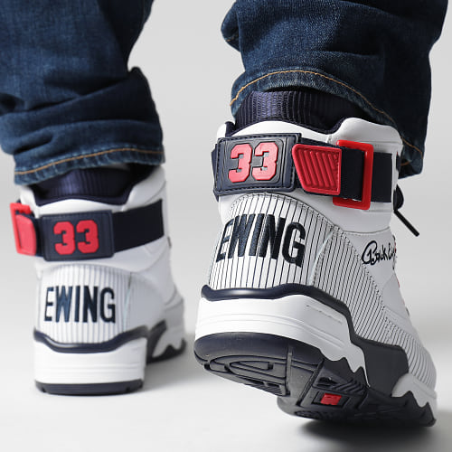 Baskets 33 Hi X Bronx 1BM02385 White Navy Red