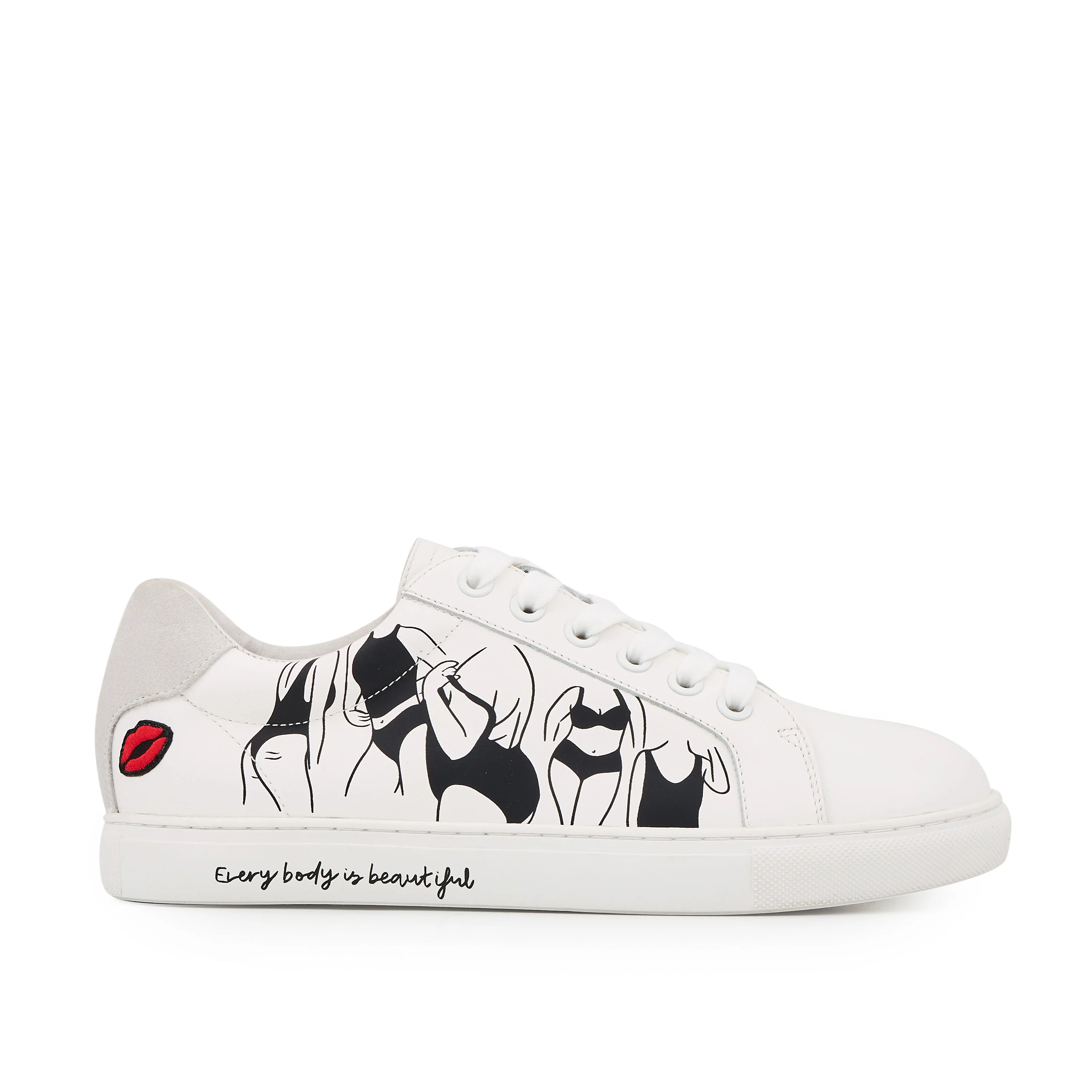 SIMONE ARTDESMAUX EVERY BODY - Sneakers en cuir | Blanc
